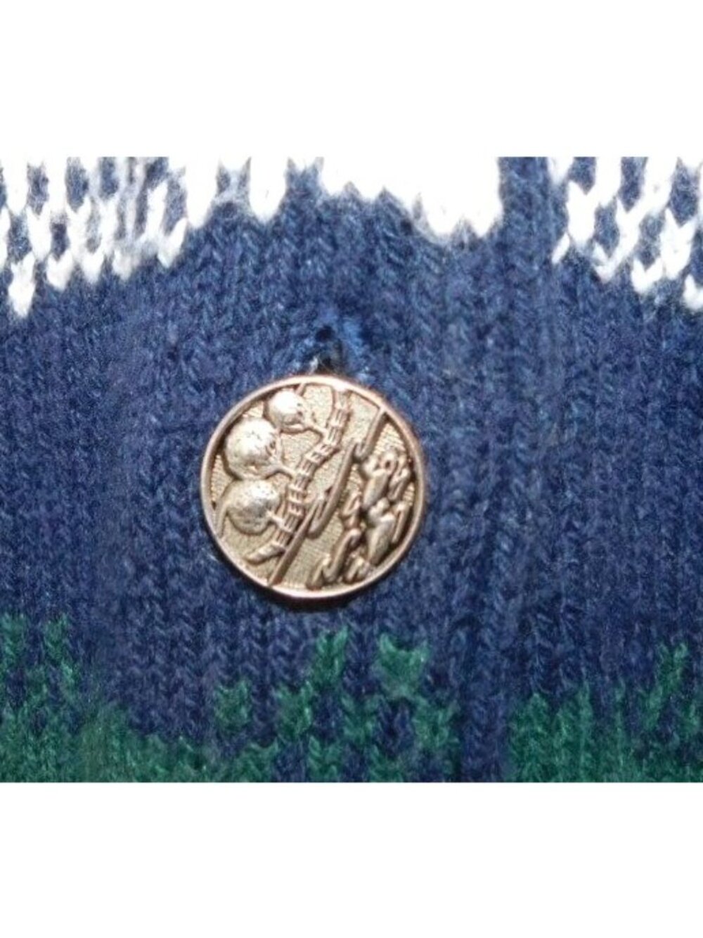 Vintage Northern Reflections Parkhurst XL Sweater Vest Farm Scene Cottagecore - Picture 3 of 6